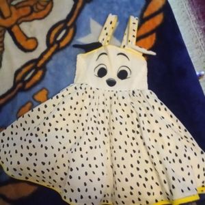 101 dalmatian toddler dress